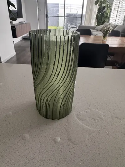 Modern Twisted Vase - Automotive - PLA - 3D printed product - фото 41