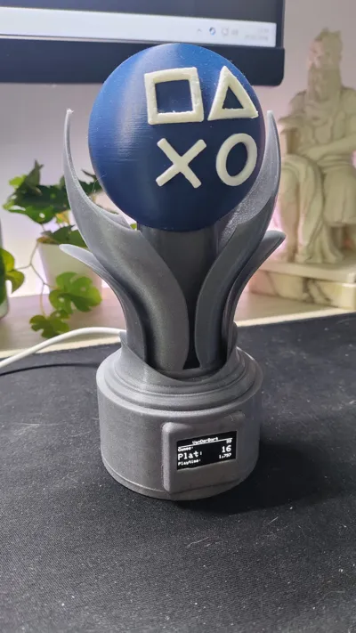 Playstation Trophy Display - Free 3D Print Model - MakerWorld