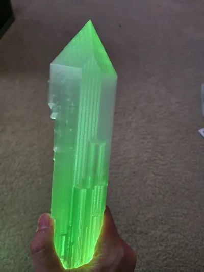 Kryptonite\Crystal Shard - Free 3D Print Model - MakerWorld