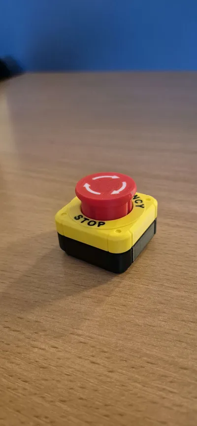 Estop Buttom Emergency Stop (E-Stop) Button Clicker - Free 3D Print Model - MakerWorld
