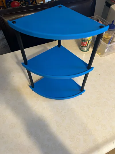 Modular Corner Shelf stackable - Free 3D Print Model - MakerWorld