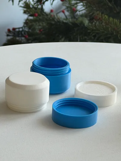 Parametric Stackable Container with Screw Lid - Free 3D Print Model ...