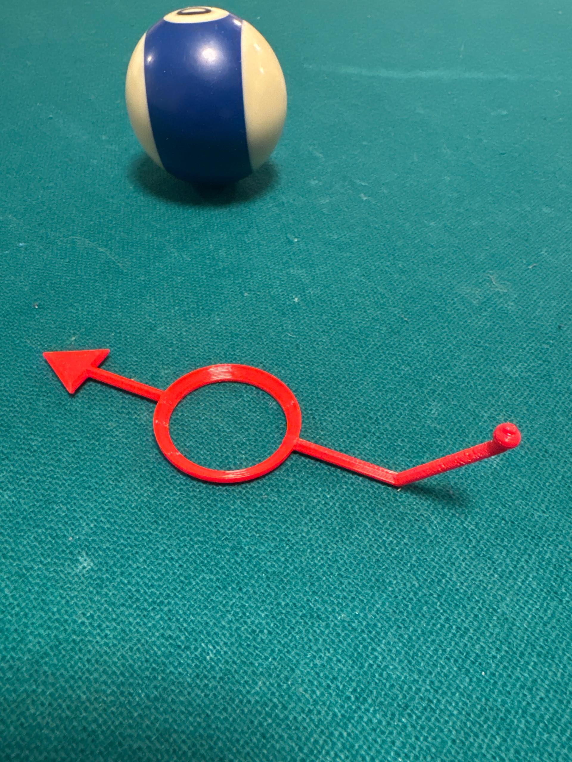 3Dプリント ビリヤード照準補助具 - 無料3Dモデル -MakerWorld