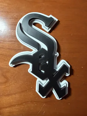 Chicago White Sox Logo 1991 - Free 3D Print Model - MakerWorld