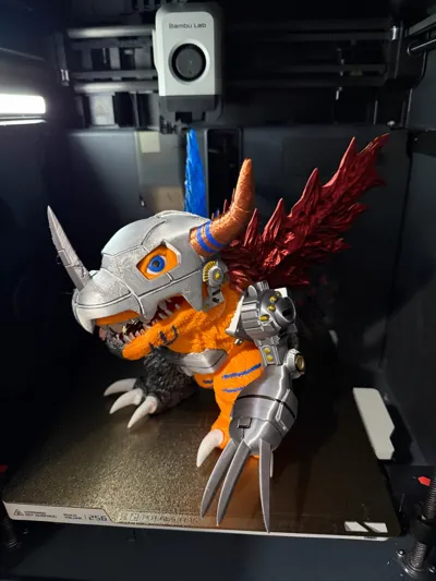 Chibi Godzilla Mechagodzilla (Multi-part) - Free 3D Print Model ...