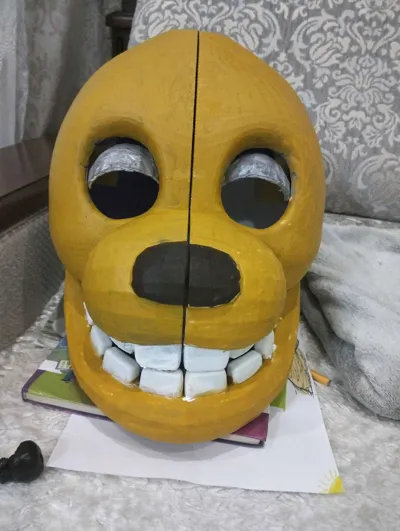 Yellow Rabbit fnaf 2 movie Fixed version Cosplay - Free 3D Print Model ...