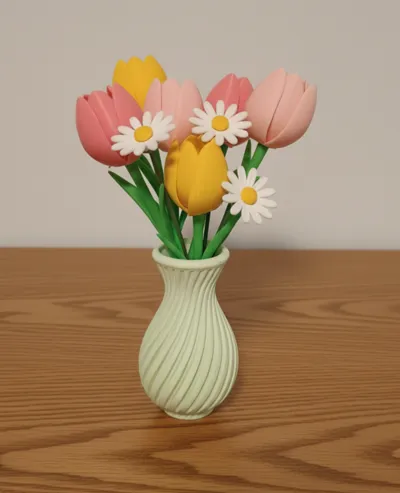 Ваза Spring Twist - Автозапчасти - PLA - изделие 3D-печати - фото 9