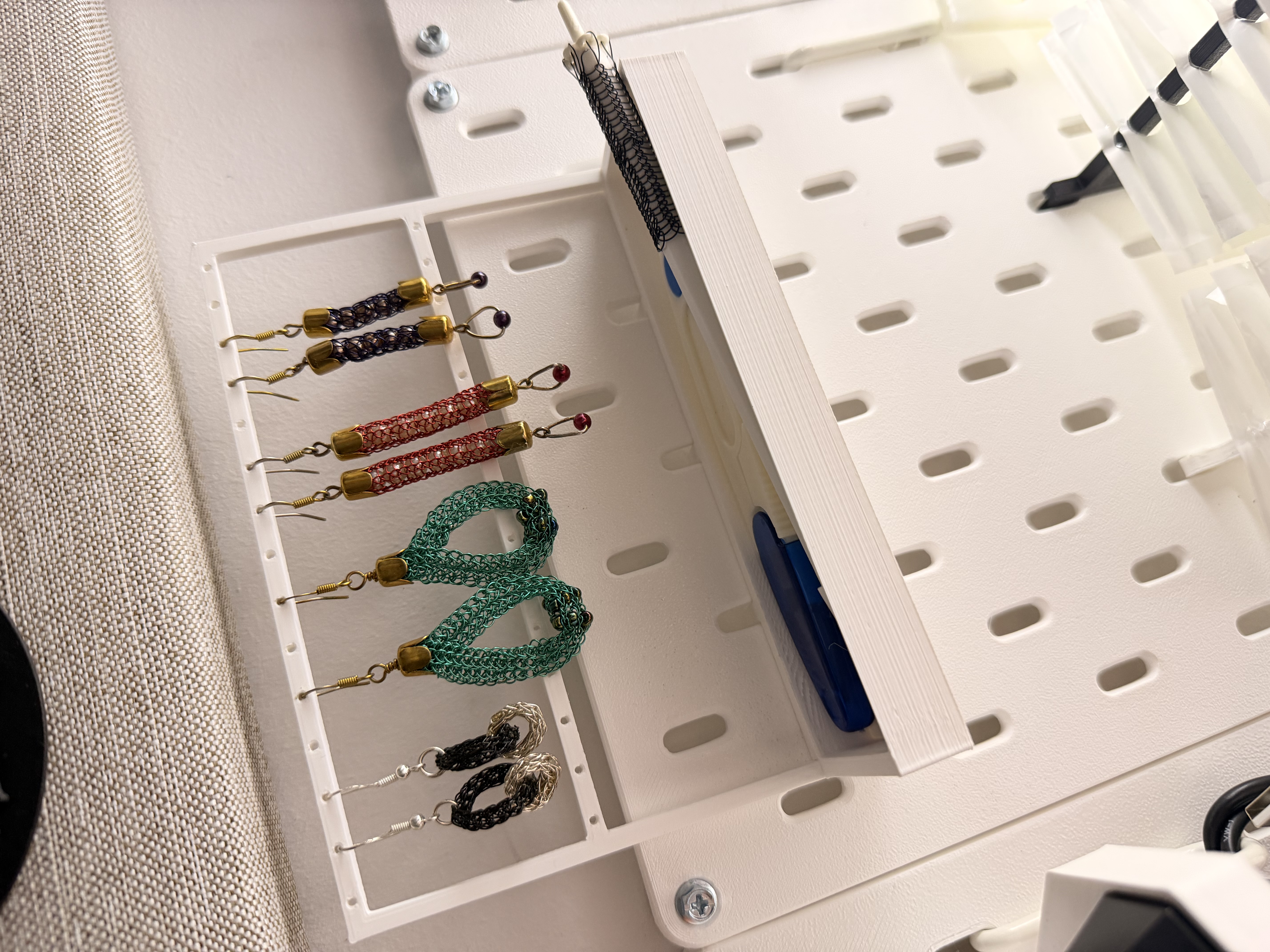 Ikea Skadis Ohrringhalter  Kostenloses 3D-Druckmodell  MakerWorld