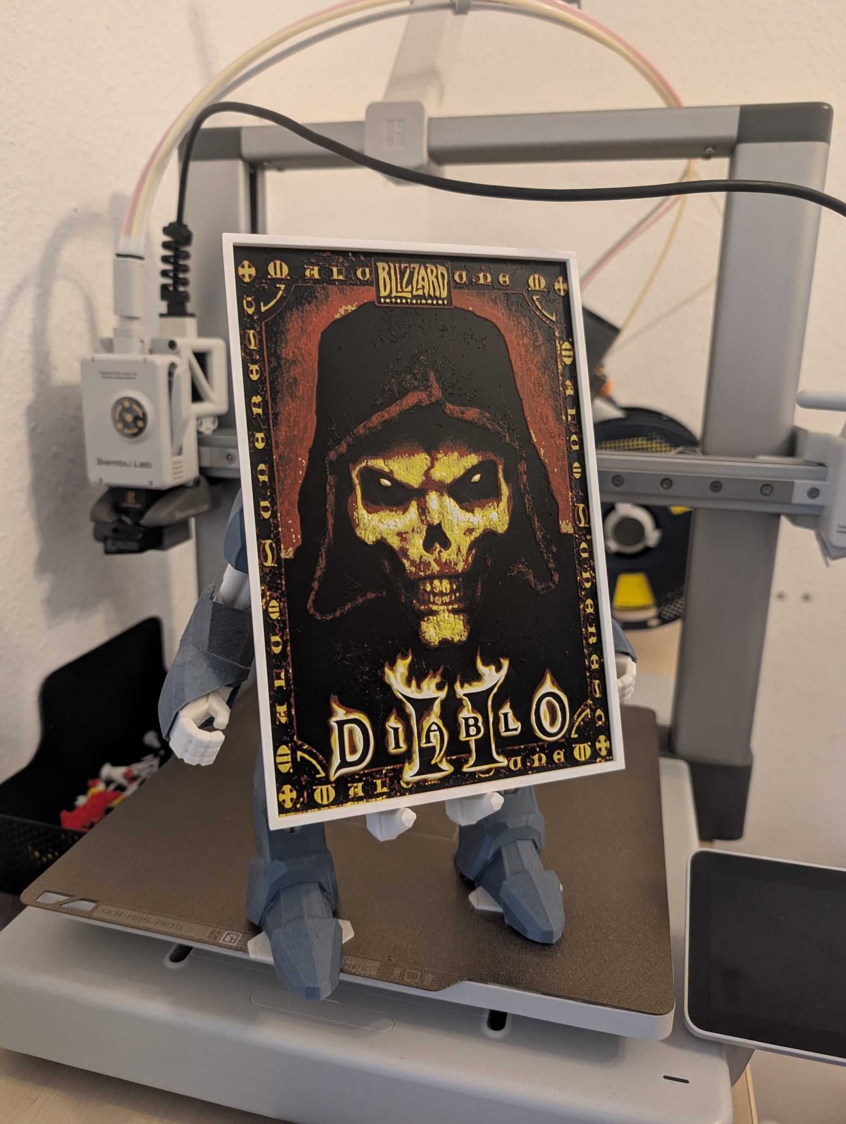 Diablo 2 - Box Cover Art - Free 3D Print Model - MakerWorld Diablo 2 - Box Cover Art - Free 3D Print Model - MakerWorld