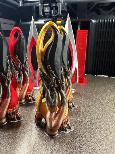 Valorant Mysticbloom Kunai - Free 3D Print Model - MakerWorld