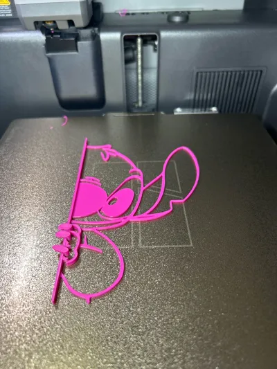 Stitch Vertical Wall Door Art - Art - PLA - 3D printed product - фото 40