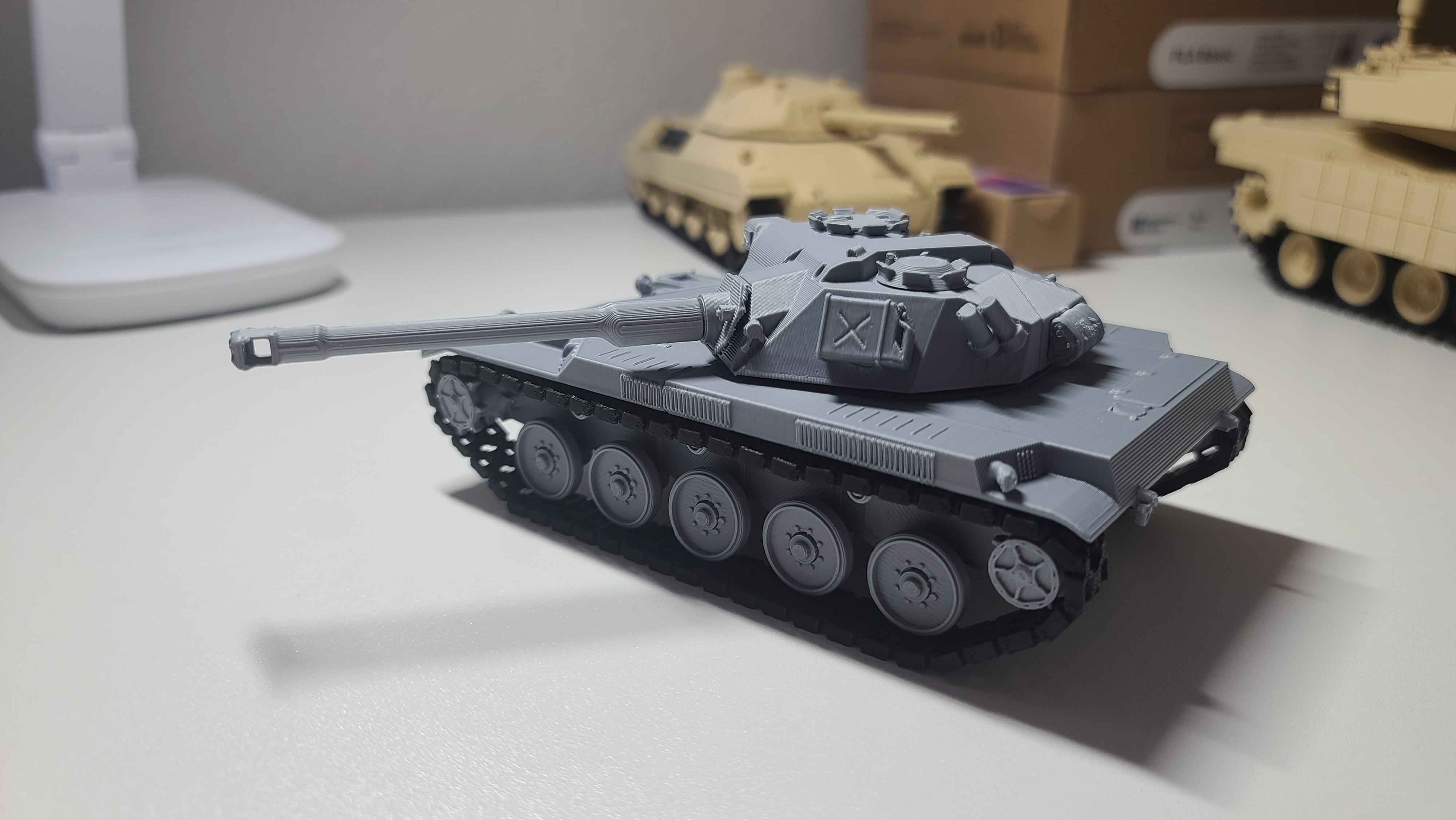 French AMX ELC BIS Tank|1/35tank| - Free 3D Print Model - MakerWorld