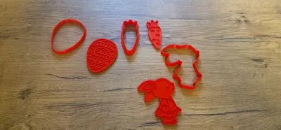 Easter cookie cutter set - Free 3D Print Model - MakerWorld