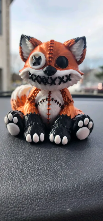 Horror Fox - Free 3D Print Model - MakerWorld