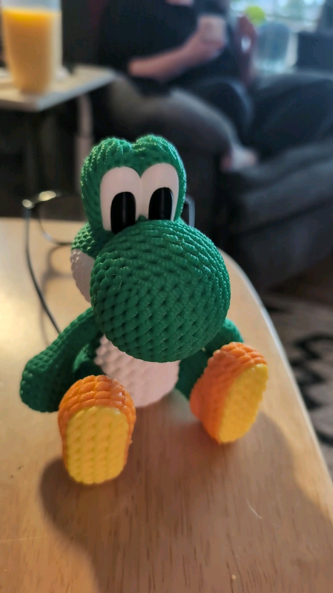 Crochet Yoshi NO AMS REQUIRED - Free 3D Print Model - MakerWorld