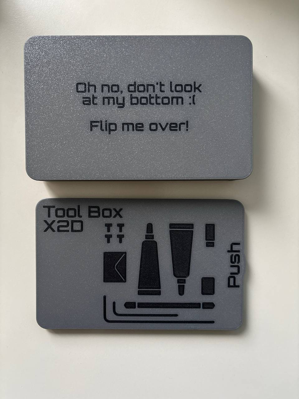 Deep Draw Tool Box ⧸ Accessories Sliding Lid Box - Free 3D Print