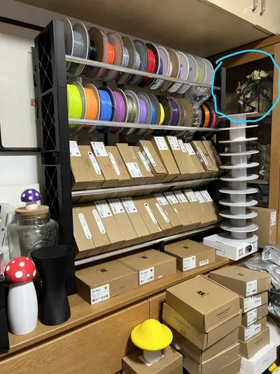 Filament Storage Rack - 3D Printers - PLA - 3D printed product - фото 36