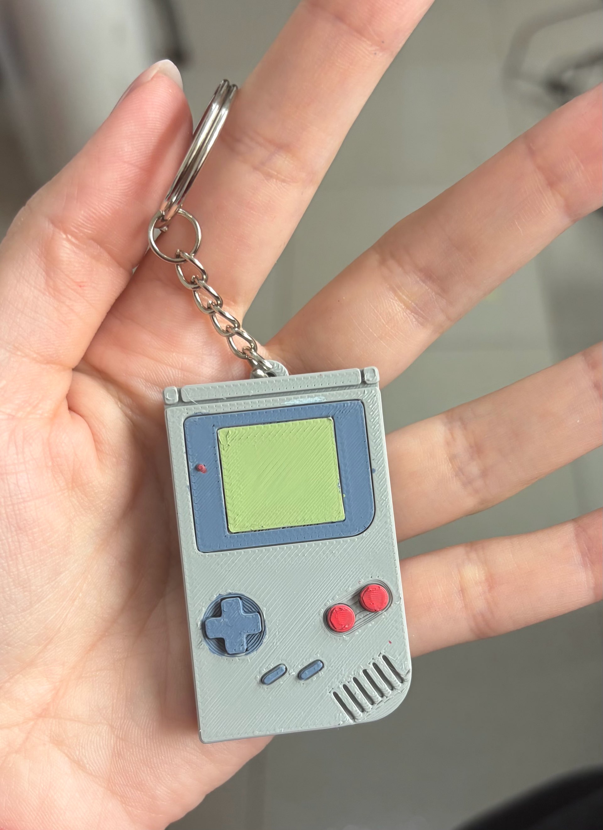 3Dプリント 任天堂ゲームボーイキーホルダー - 無料3Dモデル -MakerWorld