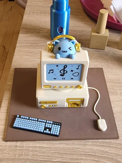 Meow Meow Rest Station - A stress-relieving computer cat, pressable ...
