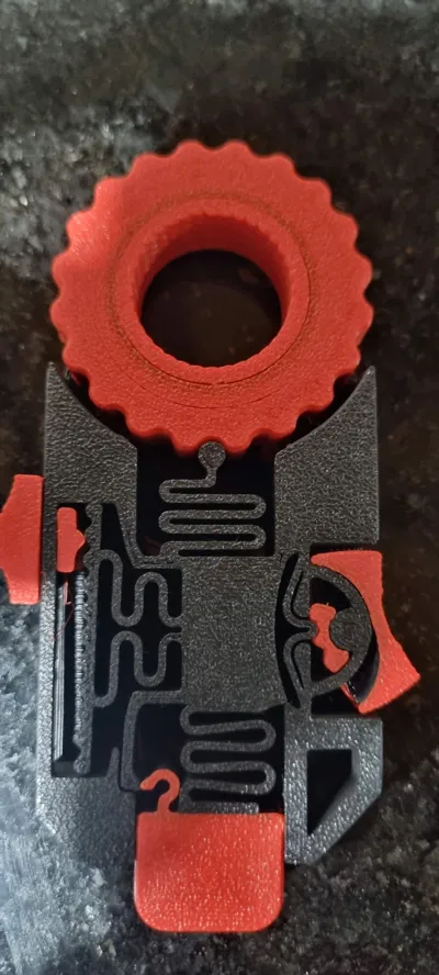 Alpha Fidget- 5 in 1 Print in Place Fidget Toy - Free 3D Print Model ...