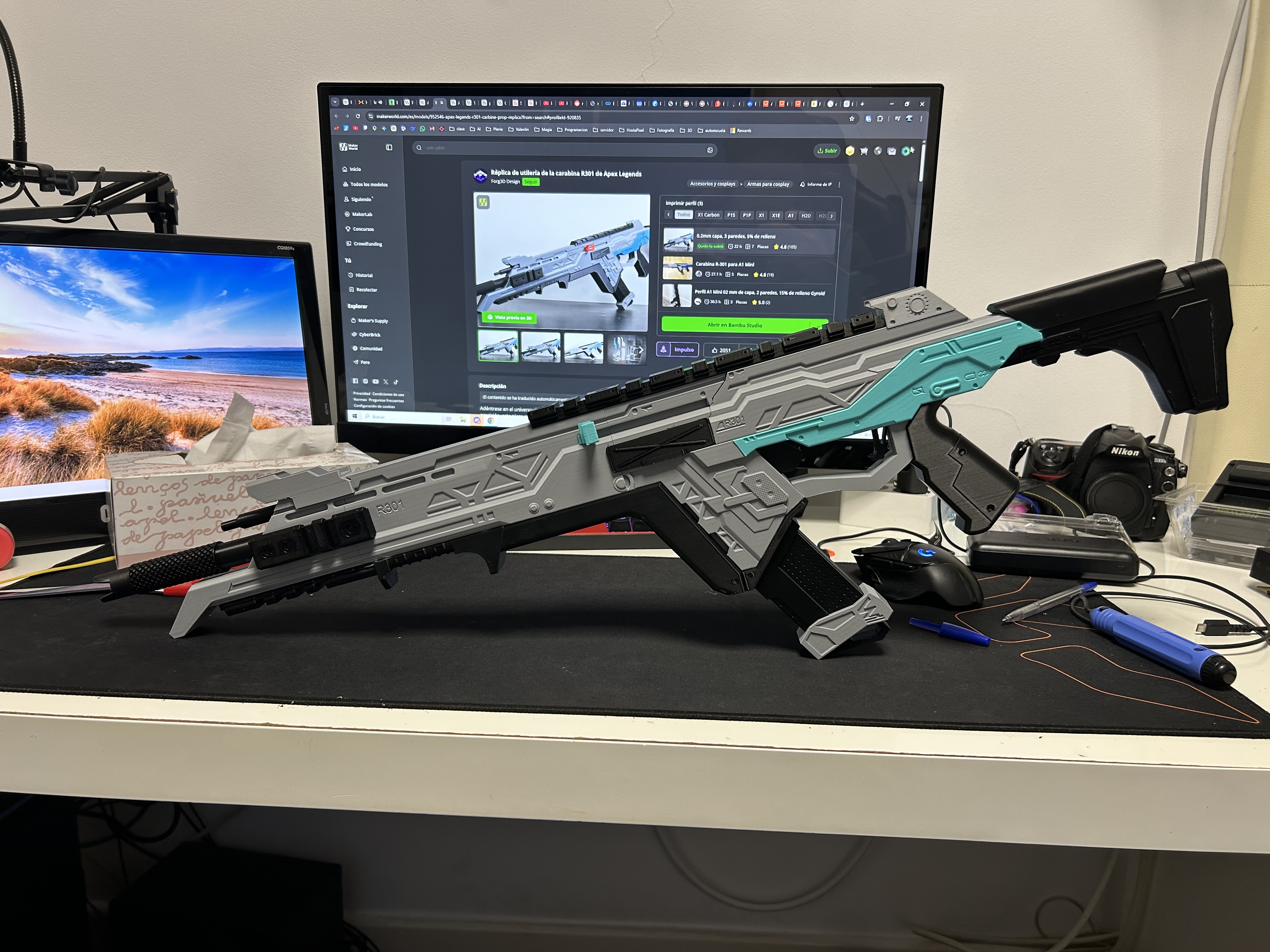 Apex Legends - R301 Carbine Prop Replica - 3D Printer File