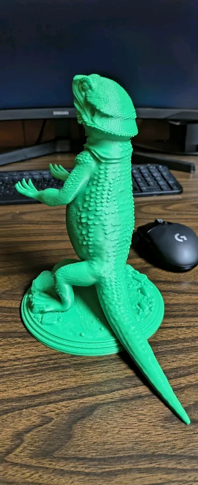 Bearded Dragon Controller Holder Xbox & PS5 Stand - Free 3D Print Model ...