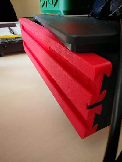 Adjustable Monitor Riser | Modular Desk Stand - Free 3D Print Model ...