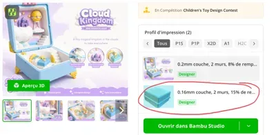 Cloud Kingdom – Mini Pocket Playset - Миниатюры - PLA - изделие 3D-печати - фото 22