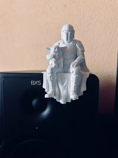 Mandalorian and Grogu Shelf Sitter - 3D Printers - PLA - 3D printed product - фото 20