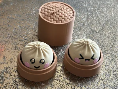 Dumpling Clicker 3 faces and box - Дом и быт - PLA - изделие 3D-печати - фото 11