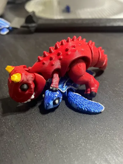 Брелок Mini Flexi Turtle - Лайфстайл - PLA - изделие 3D-печати - фото 27