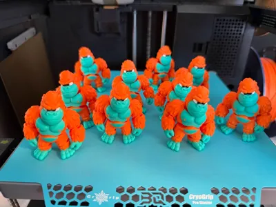 Flexi Mini Gorilla Figure - Miniatures - PLA - 3D printed product - фото 15