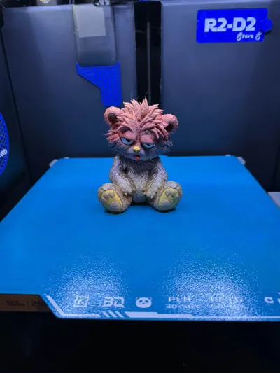 K.O. Bear Figure - Toys - PLA - 3D printed product - фото 24