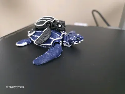 Брелок Mini Flexi Turtle - Лайфстайл - PLA - изделие 3D-печати - фото 32