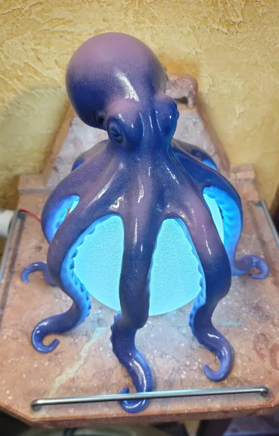 Octopus LED Table Lamp - Home - PLA - 3D printed product - фото 29