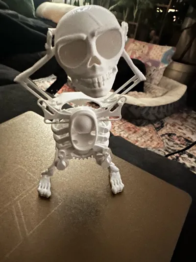 Wind-Up Dancing Skeleton Toy - Toys - PLA - 3D printed product - фото 6