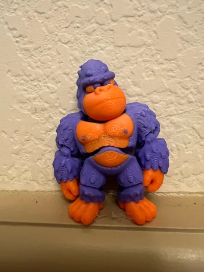 Flexi Mini Gorilla Figure - Miniatures - PLA - 3D printed product - фото 18