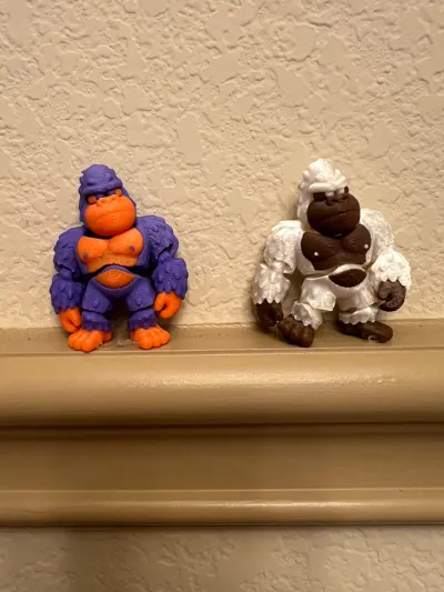 Flexi Mini Gorilla Figure - Miniatures - PLA - 3D printed product - фото 19