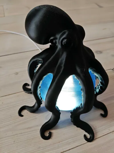 Octopus LED Table Lamp - Home - PLA - 3D printed product - фото 39