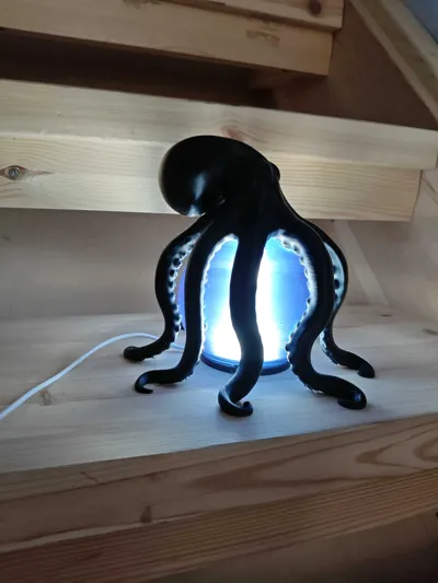 Octopus LED Table Lamp - Home - PLA - 3D printed product - фото 34