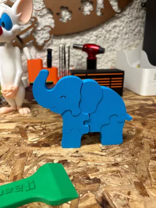 სპილოს 3D თავსატეხი thumbnail 3