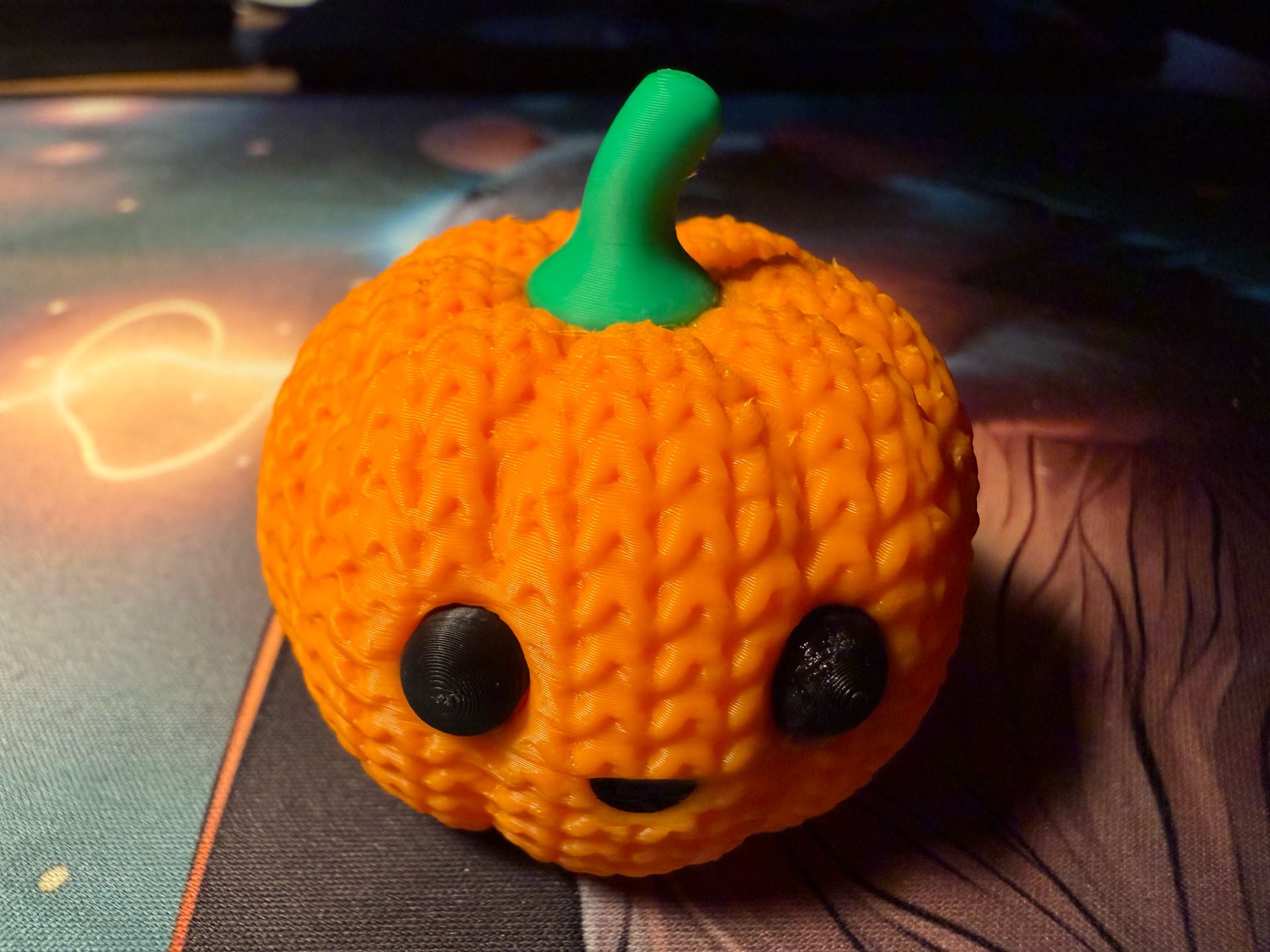 Knitted Cute Pumpkin - Halloween - Free 3D Print Model - MakerWorld
