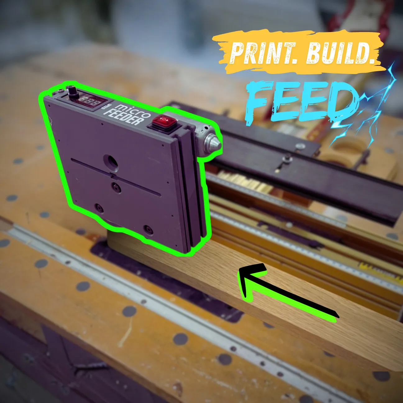 Woodworking Micro Power Feeder