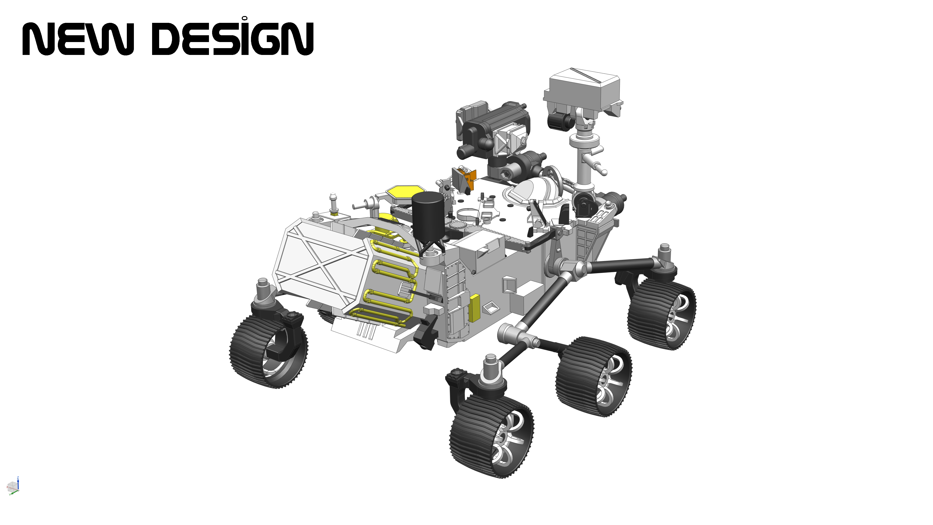 Mars Rover Triangular Chassis Mars Rover Perseverance by Morethan3D - MakerWorld