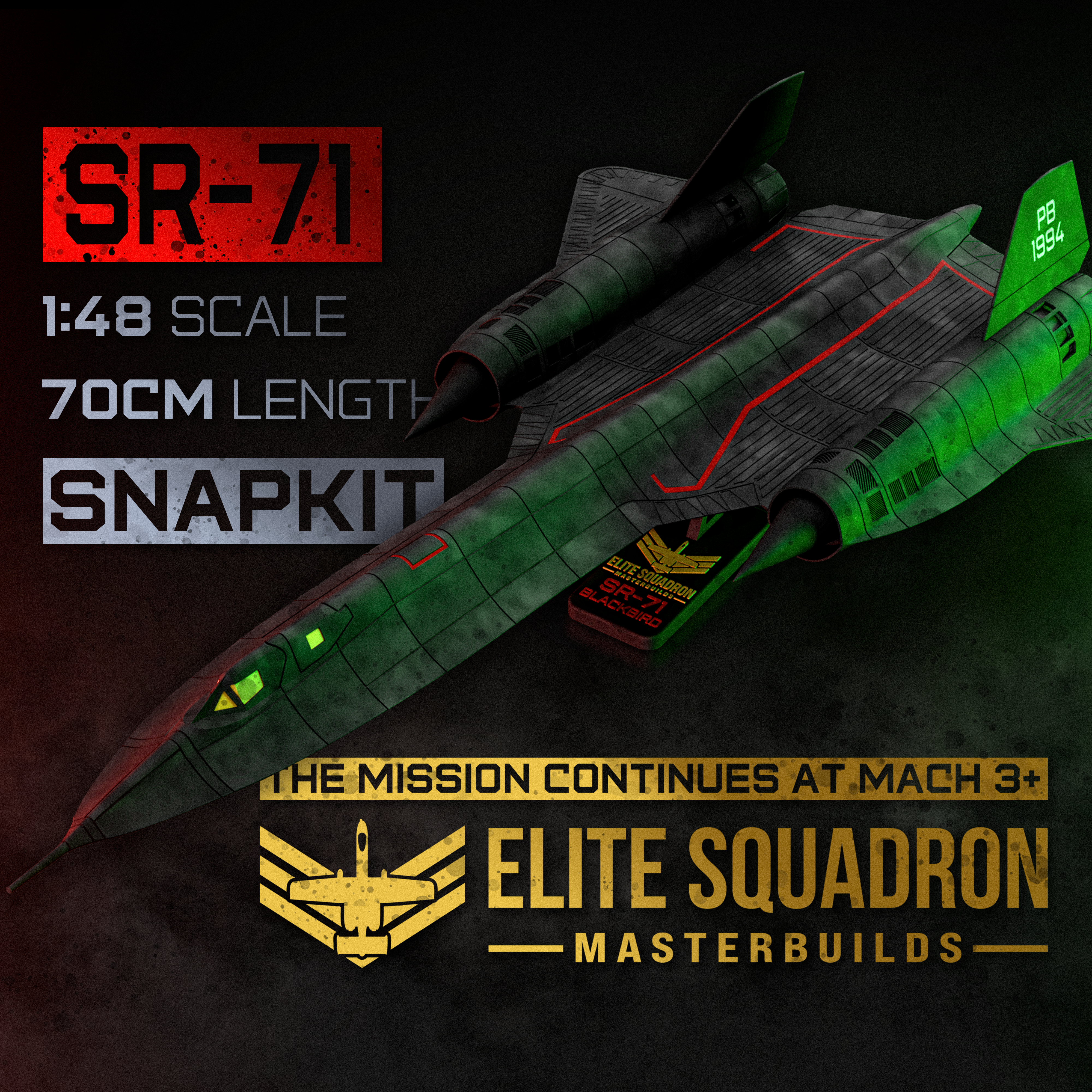 SR-71 Blackbird - Elite Squadron - MasterBuilds by PB94 - MakerWorld