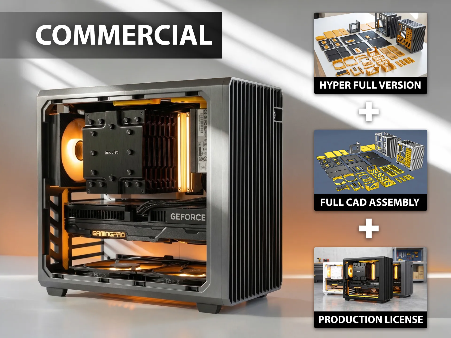 Hyper Rattle Case MODCASE HYPER Premium — Build Any PC, One Case by Haydn Bao - MakerWorld