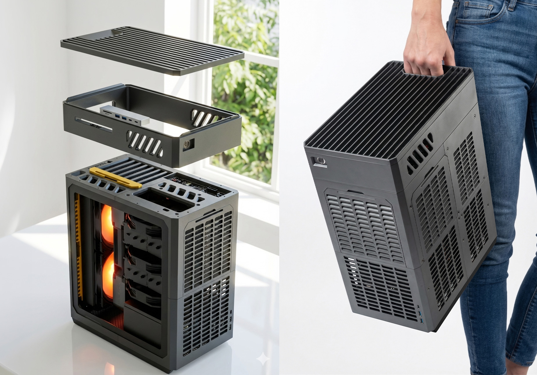 Case Pc Module MODCASE HYPER Premium — Build Any PC, One Case by Haydn Bao - MakerWorld