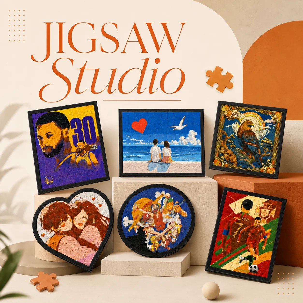 Jigsaw Studio: Custom Jigsaw Generator