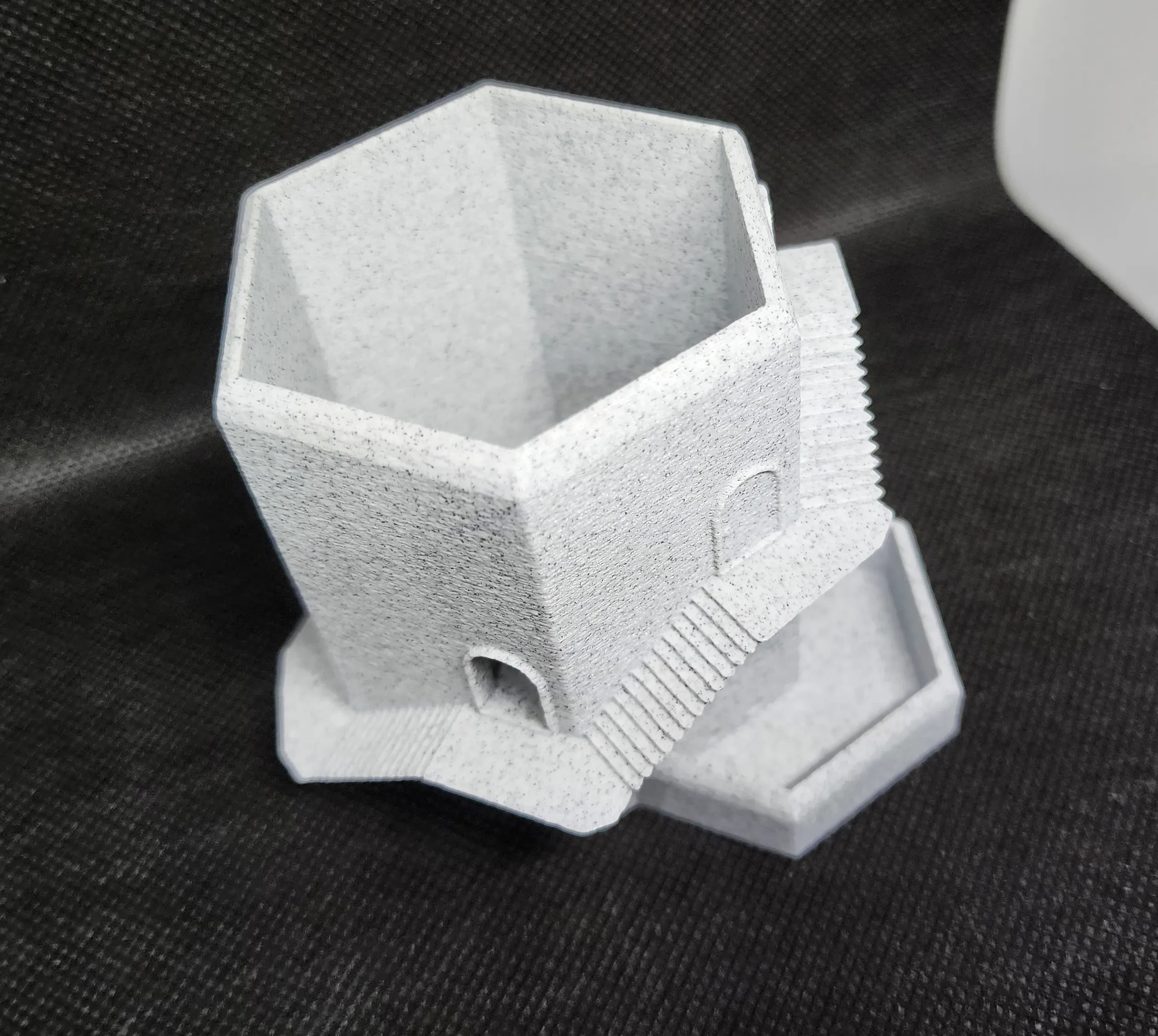 Hex castle planter lifestyle
