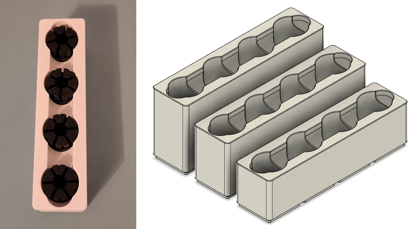 Anti-Vibration Feet Bin